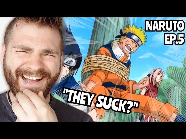 THE WORST NINJA!!!! | NARUTO - EPISODE 5 | REACTION