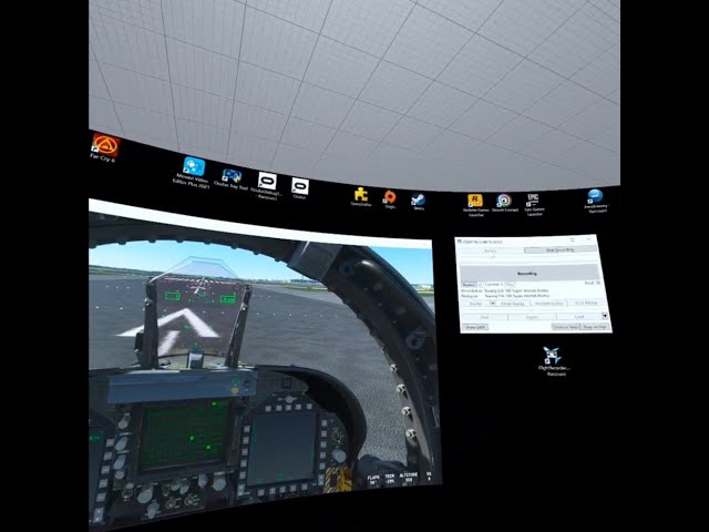 MSFS 2020 VR Revivre un vol en VR avec Flight Recorder Meta Oculus Quest 2 PCVR VF