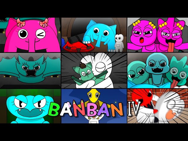 Cute Garten of Banban 4 jumpscare Animation Complete Edition 3 (Garten of Banban Animation)