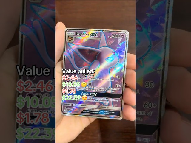 that espeon card is BEAUTIFUL!!!🔥