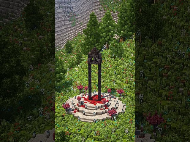 Sword Nether Portal! 🗡️ #minecraftbuilding  #minecraft #keşfetbeniöneçıkar  #keşfet