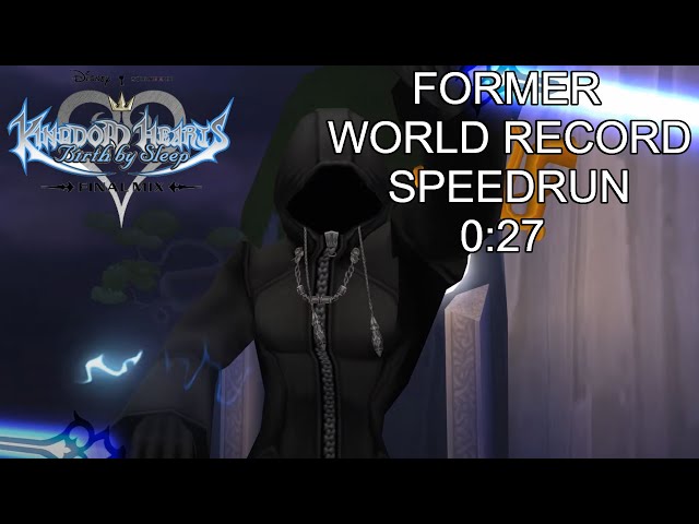 KH BBS FM [CM Aqua] Mysterious Figure Speedrun 0:27 [FORMER WORLD RECORD]