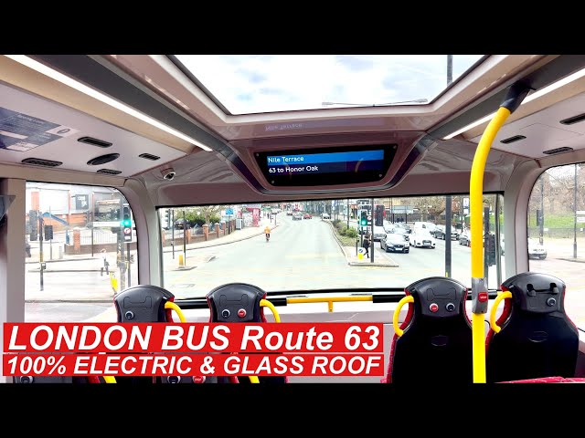 London Bus Rides 🇬🇧 Route 63 🚍 King's Cross Station To Honor Oak | Therapia Road