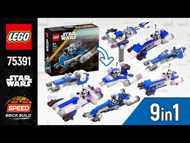 LEGO Star Wars Captain Rex Y-Wing Microfighter Alternates Instructions (75391)[9in1](708 pcs) SBB