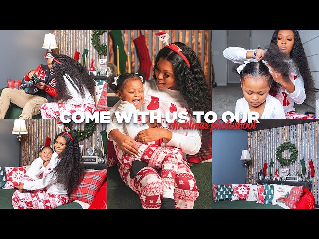 Come With Us To Our 2024 Mommy & Me Christmas Photoshoot || VLOGMAS DAY 10 ❤️