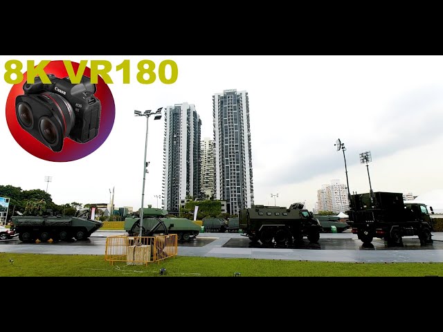 8K VR180 IS IT ILLEGAL TO VIDEO SINGAPORE ARMY??? Luckily it was open day 3D (Travel/ASMR/Music)