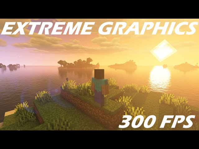 [OUTDATED] Minecraft EXTREME GRAPHICS @ 300 fps. 1080p 120 fps footage