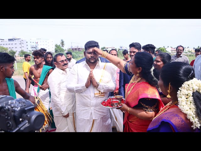 Part-1| My son Grand Wedding| Grand wedding groom entry | Indian Wedding | Tamil wedding | Mango J |