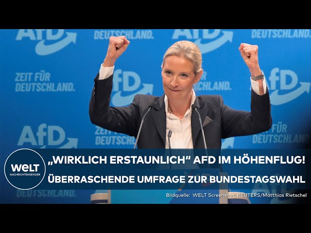 GERMANY: Surprising survey on the 2025 federal election - Weidel and the AFD continue to soar