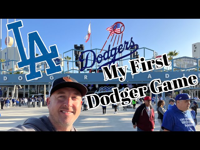 First Time At Dodger Stadium Vlog | Los Angeles Dodgers