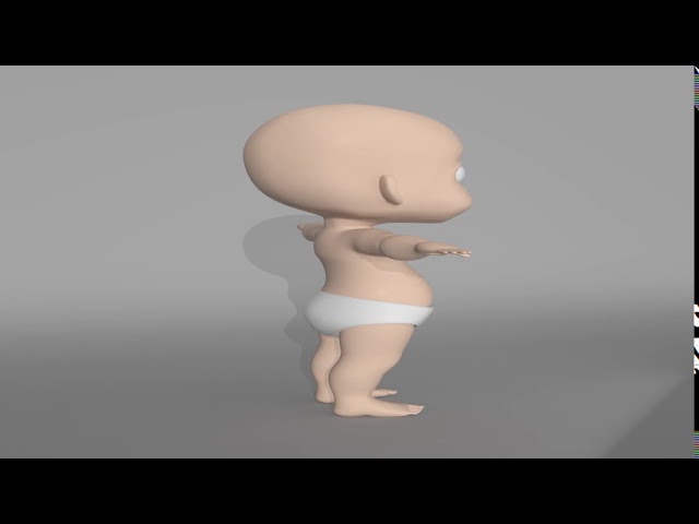 Johnny Baby- Character Modeling - Autodesk Maya