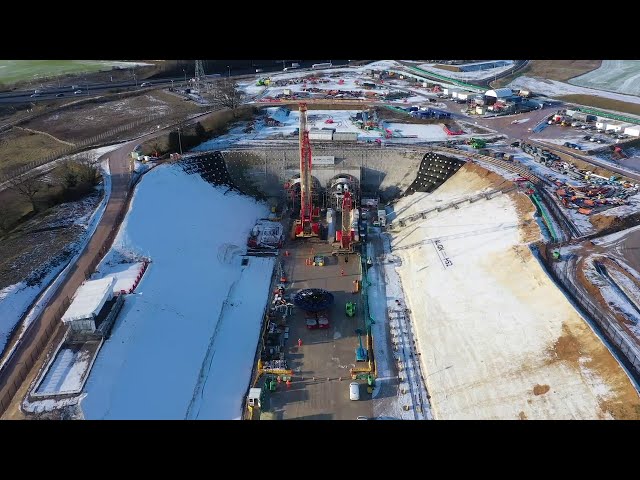 HS2 Chilterns Tunnel Progress Whatever the Weather