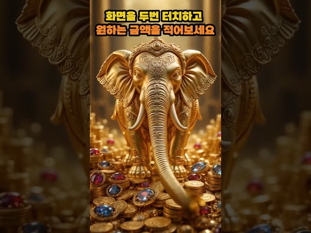 The Golden Elephant will bring you wealth!