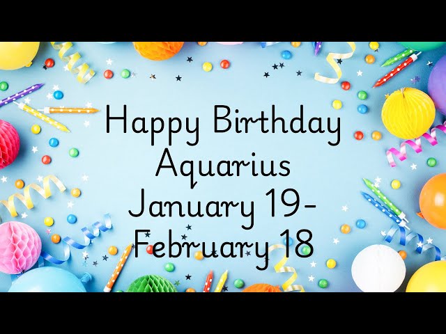 Birthday Readings Aquarius February 8, (2025)- Your being guided by the universe.