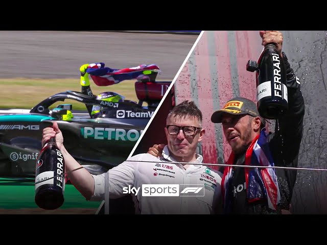 "I can't stop crying" 🥹 | Relive Lewis Hamilton's EMOTIONAL British GP victory