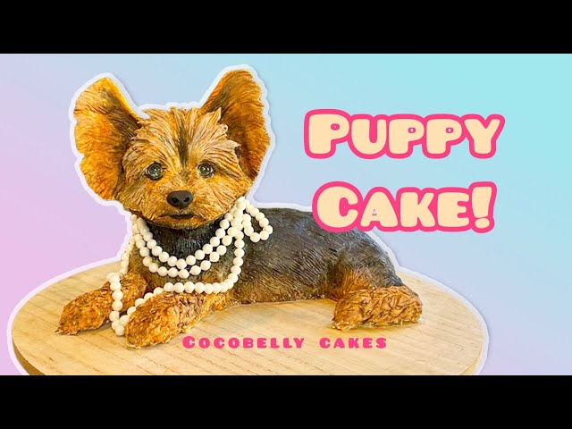 The Cutest Realistic Puppy Cake!