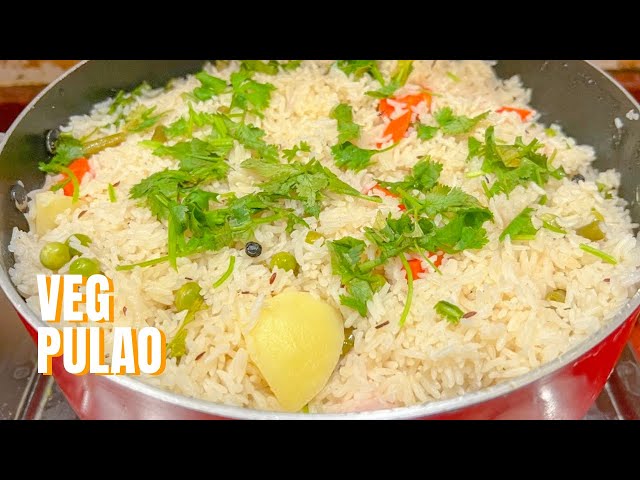 Delicious and Nutritious Vegetable Pulao Recipe | Easy Vegetable Pulao Recipe #pulao