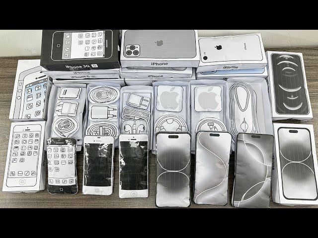 🍎 Paper DIY🍎 Unboxing All Apple iPhones Collection | ASMR