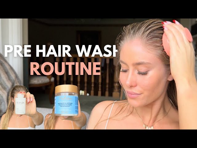 My Perfected (PRE WASH) Hair Care Routine | For THICK, HEALTHY hair