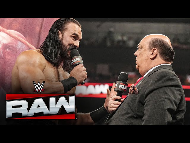 Drew McIntyre intimidates Paul Heyman: Raw highlights, Jan. 27, 2025