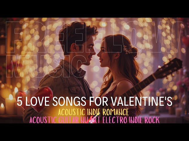 FreeFlow Music: Falling In Love On Valentine's Day - Acoustic Indie Romance | 5 Love Songs Playlist