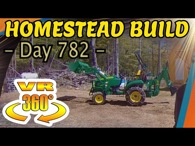 Homestead Building - Clearing the Site for a Firewood Shed