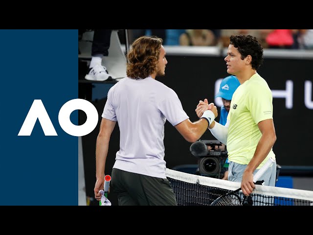 Stefanos Tsitsipas vs Milos Raonic - Extended Highlights (R3) | Australian Open 2020