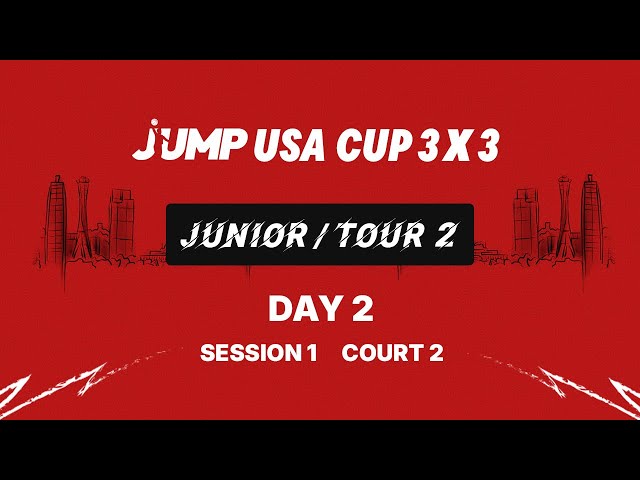 Jump 3x3 Cup USA | Junior | tour 2 | Day 2 | Court 2