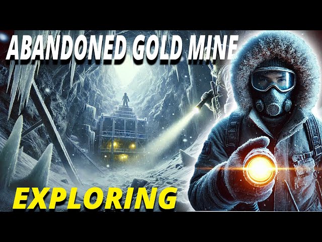 EXPLORING A FROZEN ABANDONED GOLD MINE DEEP UNDERGROUND!