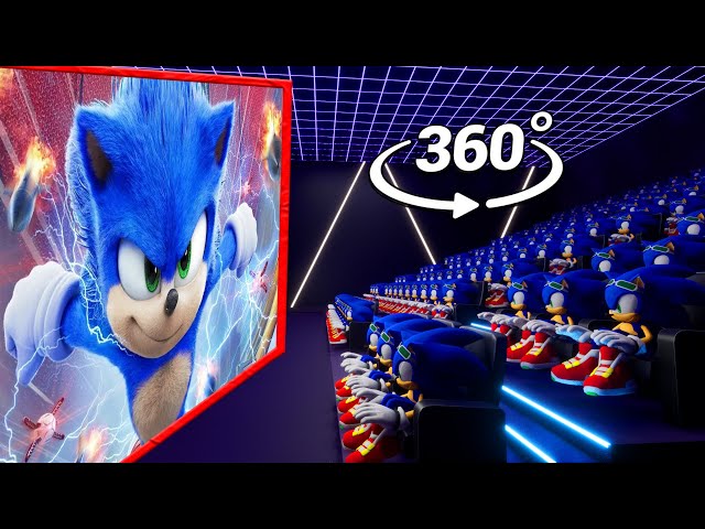 Sonic the Hedgehog 3  360° - CINEMA HALL | 4K VR 360 Video