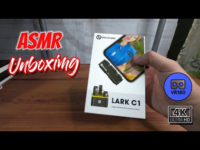 Unboxing Hollyland Lark C1 ASMR in 3D VR 180