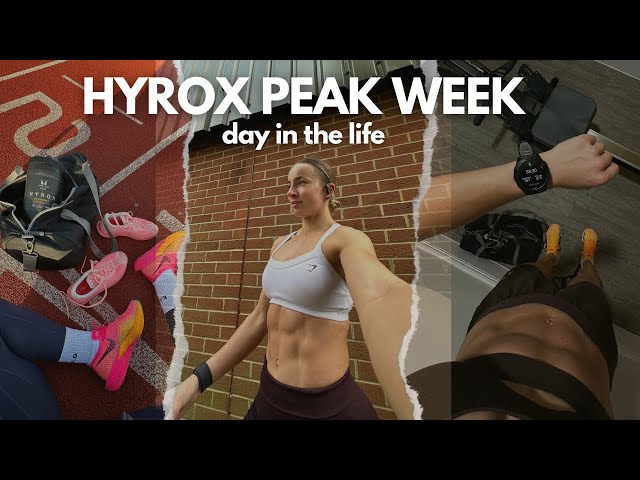 HYROX PEAK WEEK | Day In The Life | Training Session + Nutrition | Manchester Doubles Prep