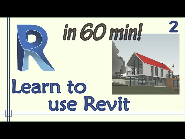 Revit - Complete Tutorial for Beginners - Learn to use Revit in 60 minutes - Part 2