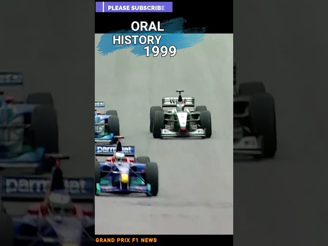 1999 ORAL HISTORY |🔥- McLaren vs Ferrari | Hakkinen vs Schumacher flashback  #shorts #motorsport