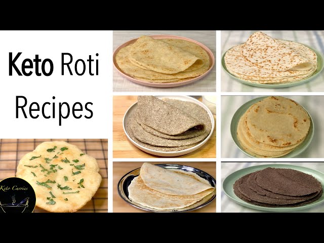 Keto Roti Recipes|Keto Roti|Keto Tortillas|Keto Flatbread|Keto Chapati|Keto indian food|Keto curries