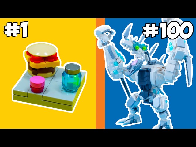 I built 100 things from LEGO Fortnite!