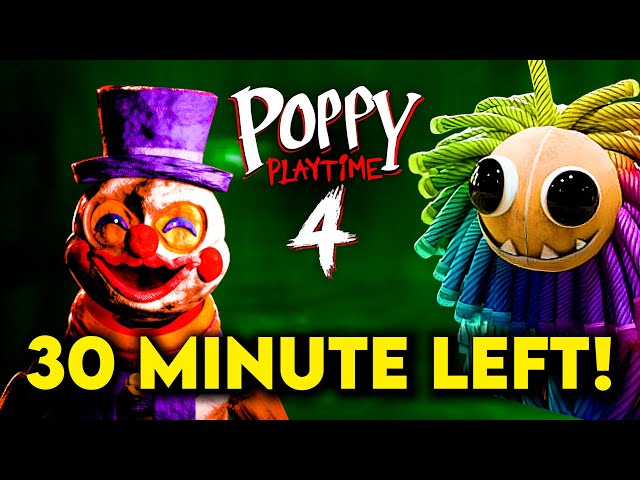 Poppy Playtime Chapter 4 - New Trailer Release Countdown LIVE🔴! (30 Minute Left?)