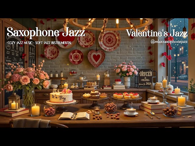 Sweet Saxophone Jazz Music - Valentine's Night Jazz Background Music for Relax, Stress Relief