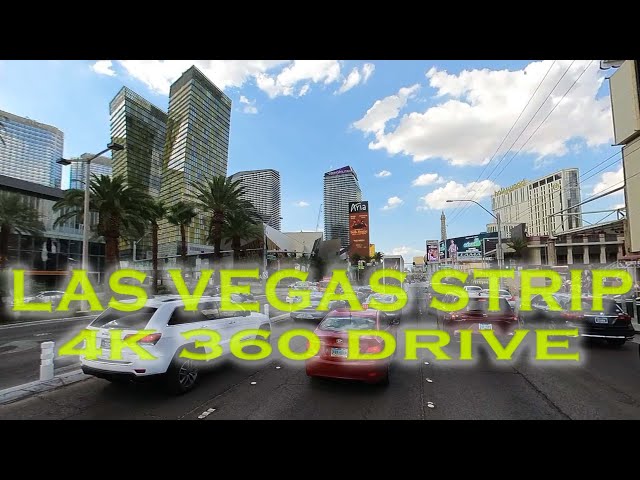 Las Vegas Strip 4K 360 Video - Daytime Drive