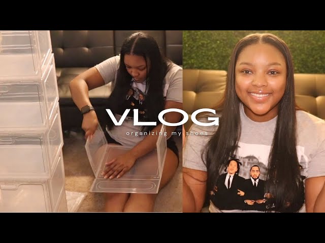 VLOG: ORGANIZING MY SHOES | LEMON DROPS | EARLY BIRTHDAY GIFTS