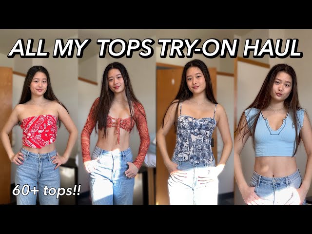 COLLEGE GOING OUT TOPS INSPO & TRY ON HAUL