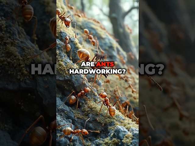 Are Ants Hardworking? #shorts #facts #nature #ants #hardwork