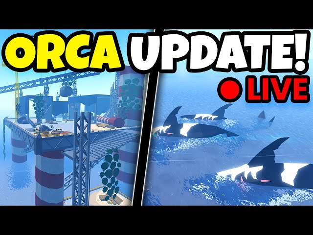 🔴 [LIVE] NEW ORCA & OIL RIG UPDATE For FISCH Roblox!