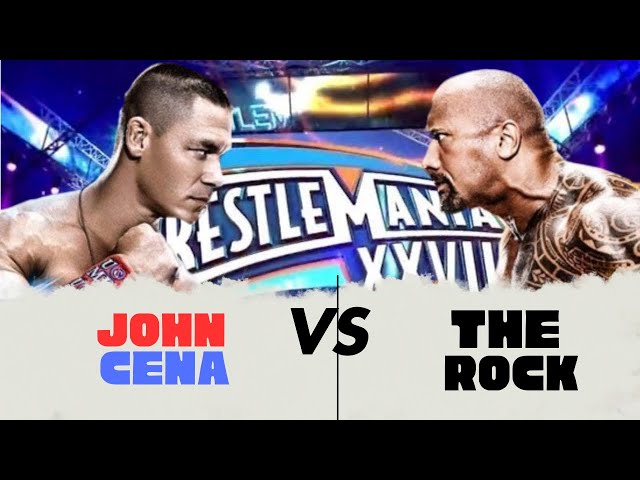 WWE2K24 John Cena Vs Dwayne "The Rock" Johnson