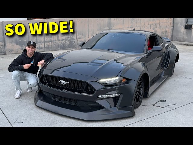 Widebody Install on my Mustang GT S550!