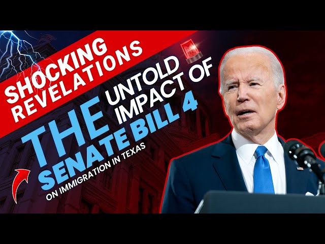 🚨SHOCKING REVELATIONS: US Immigration Senate bill 4 Texas | How sb4 affects legal/illegal immigrants