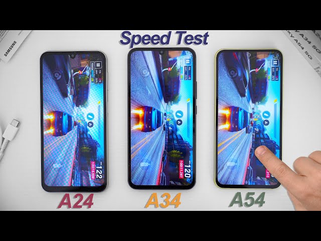 Speed Test: Samsung Galaxy A24 vs A34 vs A54 Comparison!