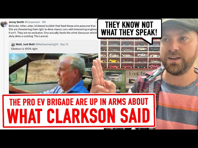 The Pro EV brigade are all worked up about what Clarkson said... Who's right?