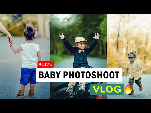 Baby Photoshoot Vlog ll Baby Photoshoot on Road #photoshoot