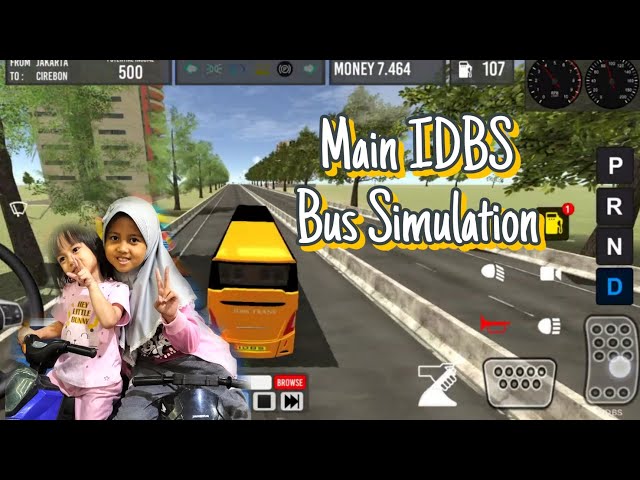 Pertama Kali Main Bus Simulation sampe Nabrak-nabrak. #bussimulator #bus #telolet